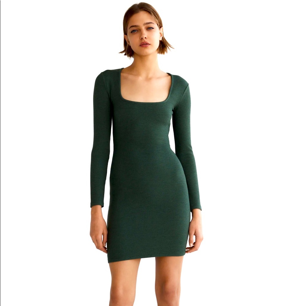 Zara Green Mini Dress